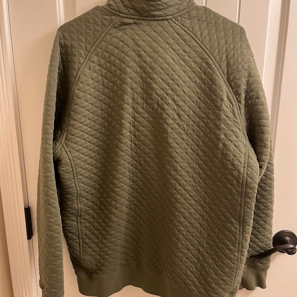 L.L. Bean Quilted Sweatshirt, Mockneck